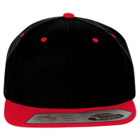 Flexfit by Yupoong 110® Snapback Cap, Black / Red, Front view