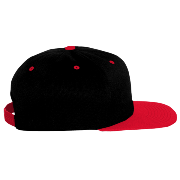 Flexfit by Yupoong 110® Snapback Cap, Black / Red, Right Side view