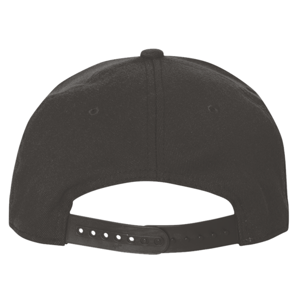 Flexfit by Yupoong 110® Snapback Cap, Dark Grey / Dark Grey, Back view