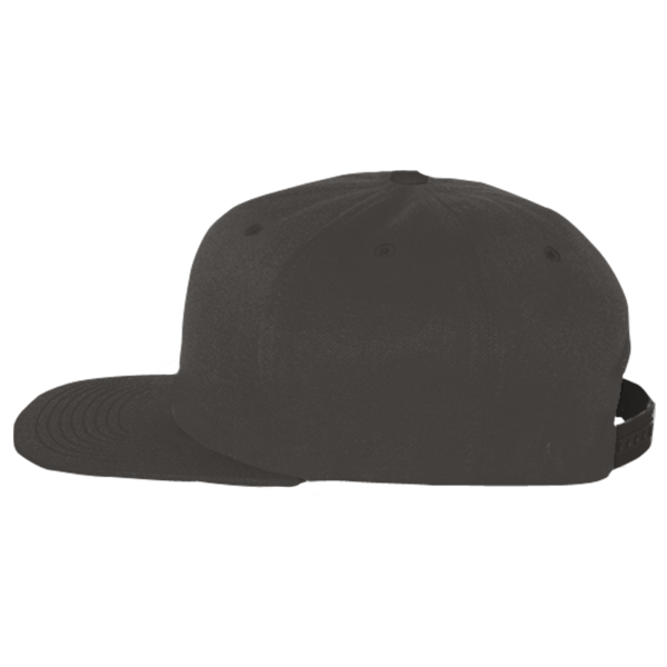 Flexfit by Yupoong 110® Snapback Cap, Dark Grey / Dark Grey, Left Side view