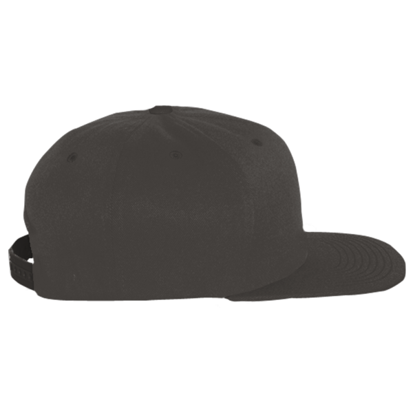 Flexfit by Yupoong 110® Snapback Cap, Dark Grey / Dark Grey, Right Side view