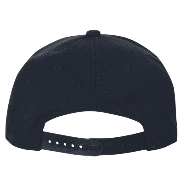 Flexfit by Yupoong 110® Snapback Cap, Dark Navy / Dark Navy, Back view