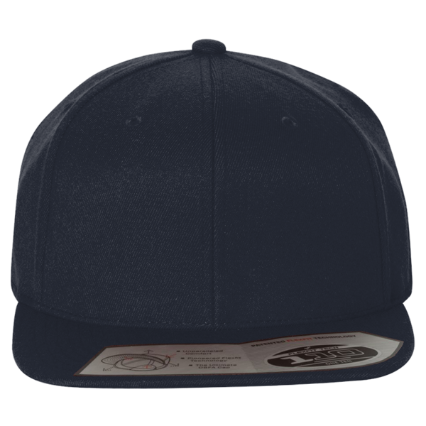 Flexfit by Yupoong 110® Snapback Cap, Dark Navy / Dark Navy, Front view