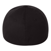 Flexfit by Yupoong Cotton Blend Cap, Black / Black, Back view