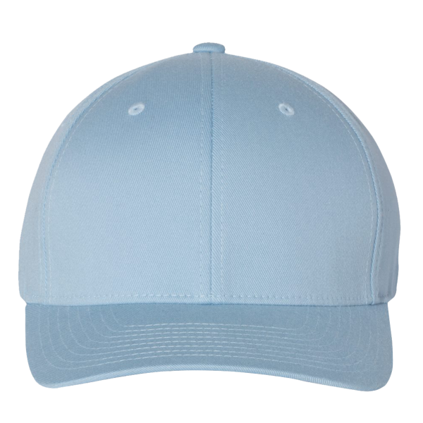 Flexfit by Yupoong Cotton Blend Cap, Carolina Blue / Carolina Blue, Front view