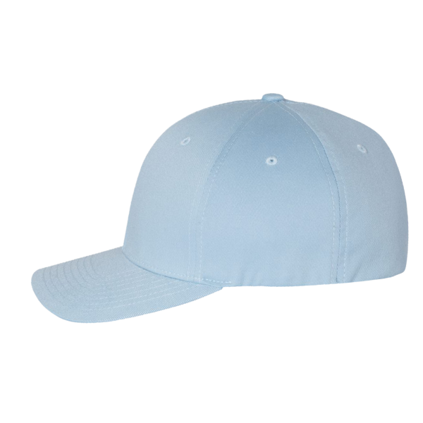 Flexfit by Yupoong Cotton Blend Cap, Carolina Blue / Carolina Blue, Left Side view