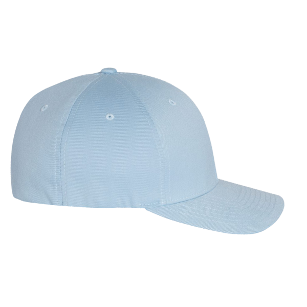 Flexfit by Yupoong Cotton Blend Cap, Carolina Blue / Carolina Blue, Right Side view