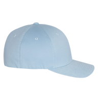 Flexfit by Yupoong Cotton Blend Cap, Carolina Blue / Carolina Blue, Right Side view