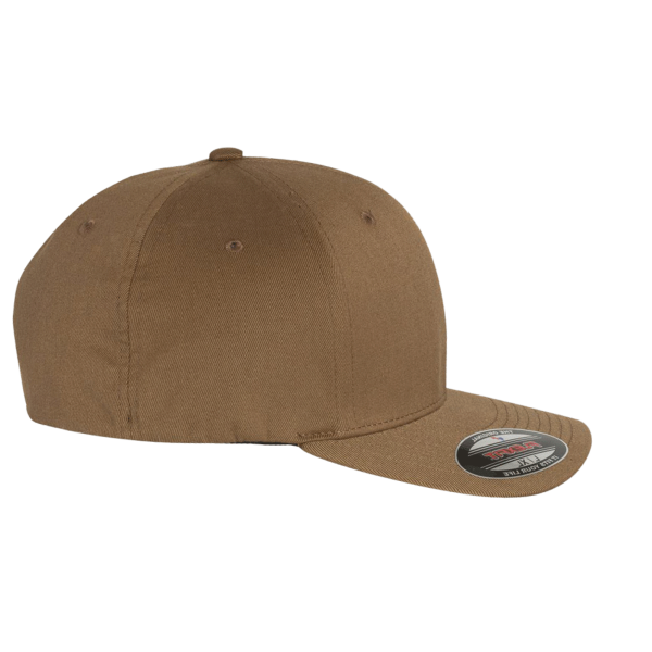 Flexfit by Yupoong Cotton Blend Cap, Coyote Brown / Coyote Brown, Right Side view