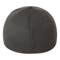 Flexfit by Yupoong Cotton Blend Cap, Dark Grey / Dark Grey, Back view