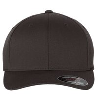 Flexfit by Yupoong Cotton Blend Cap, Dark Grey / Dark Grey, Front view