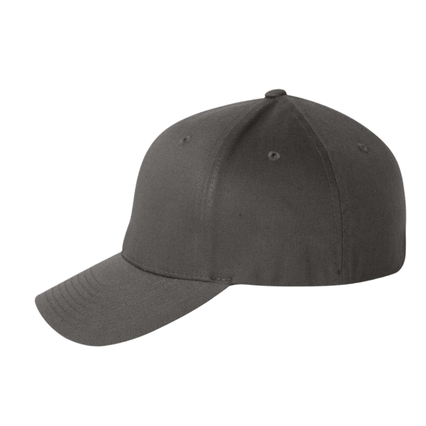 Flexfit by Yupoong Cotton Blend Cap, Dark Grey / Dark Grey, Left Side view