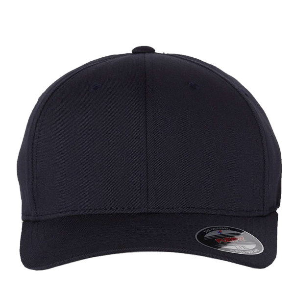 Flexfit by Yupoong Cotton Blend Cap, Dark Navy / Dark Navy, Front view