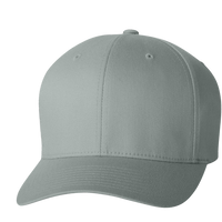 Flexfit by Yupoong Cotton Blend Cap, Grey / Grey, Front view