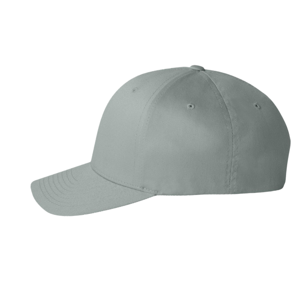 Flexfit by Yupoong Cotton Blend Cap, Grey / Grey, Left Side view