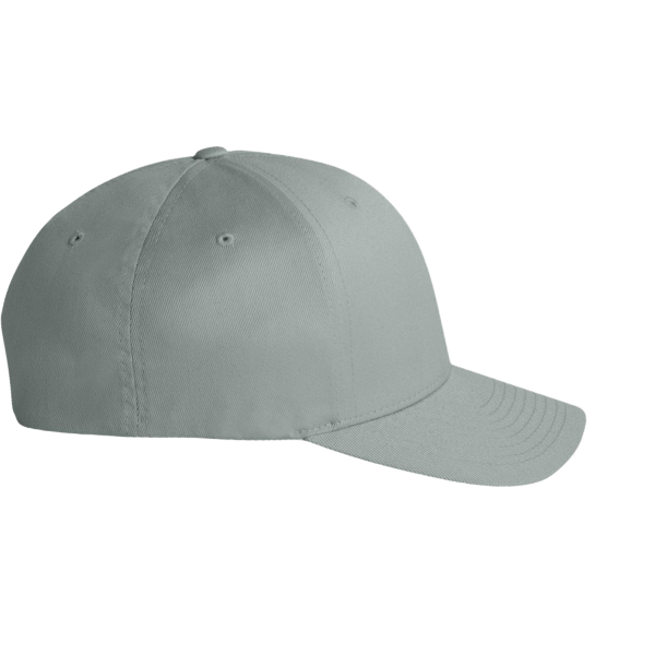 Flexfit by Yupoong Cotton Blend Cap, Grey / Grey, Right Side view
