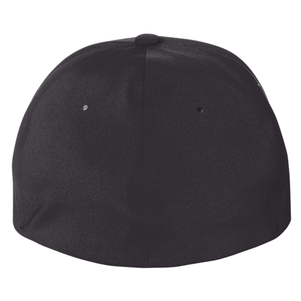 Flexfit by Yupoong Delta® Seamless Cap, Black / Black, Back view