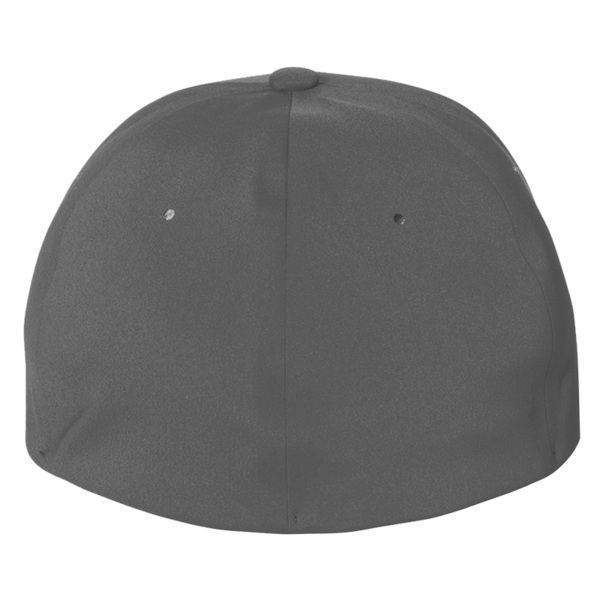 Flexfit by Yupoong Delta® Seamless Cap, Dark Grey / Dark Grey, Back view