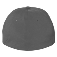 Flexfit by Yupoong Delta® Seamless Cap, Dark Grey / Dark Grey, Back view