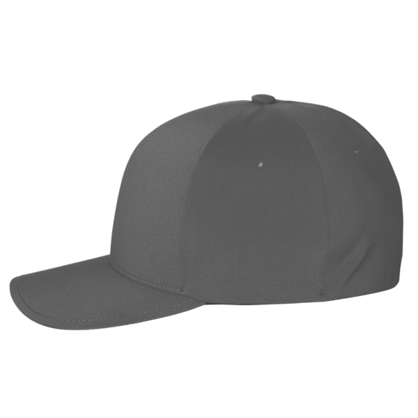 Flexfit by Yupoong Delta® Seamless Cap, Dark Grey / Dark Grey, Left Side view