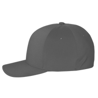 Flexfit by Yupoong Delta® Seamless Cap, Dark Grey / Dark Grey, Left Side view