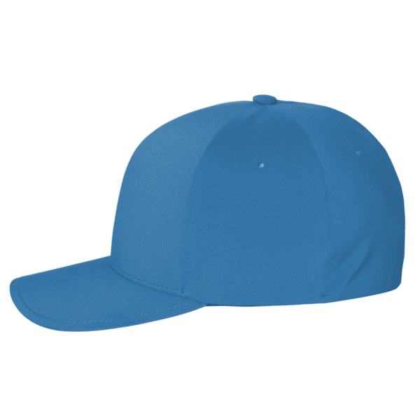 Flexfit by Yupoong Delta® Seamless Cap, Melange Blue / Melange Blue, Left Side view