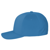 Flexfit by Yupoong Delta® Seamless Cap, Melange Blue / Melange Blue, Left Side view