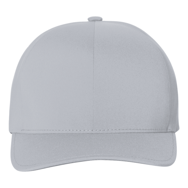 Flexfit by Yupoong Delta® Seamless Cap, Melange Silver / Melange Silver, Front view