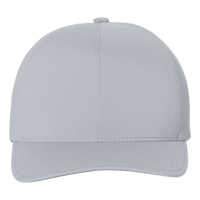 Flexfit by Yupoong Delta® Seamless Cap, Melange Silver / Melange Silver, Front view