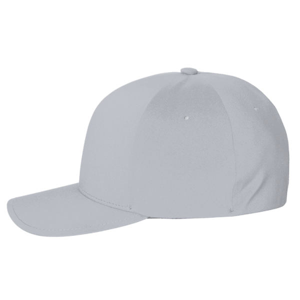 Flexfit by Yupoong Delta® Seamless Cap, Melange Silver / Melange Silver, Left Side view