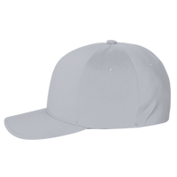 Flexfit by Yupoong Delta® Seamless Cap, Melange Silver / Melange Silver, Left Side view
