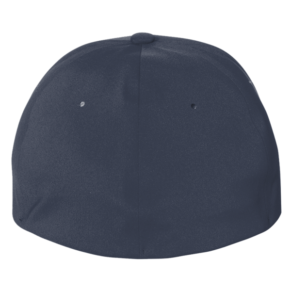 Flexfit by Yupoong Delta® Seamless Cap, Navy / Navy, Back view