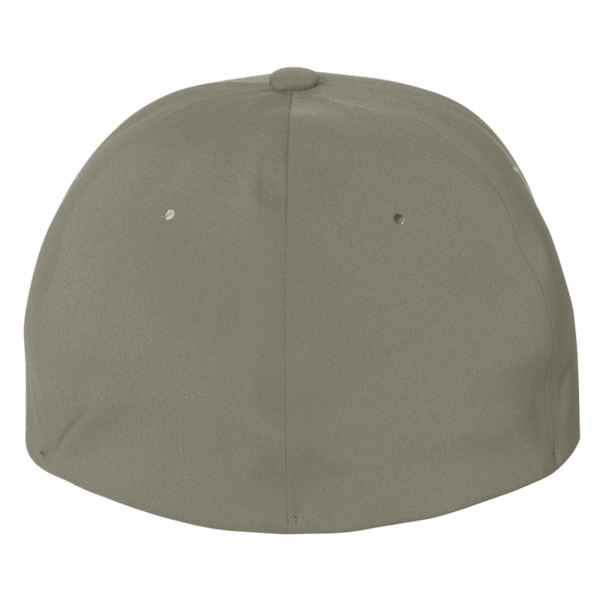 Flexfit by Yupoong Delta® Seamless Cap, Olive / Olive, Back view