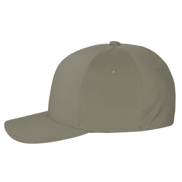 Flexfit by Yupoong Delta® Seamless Cap, Olive / Olive, Left Side view