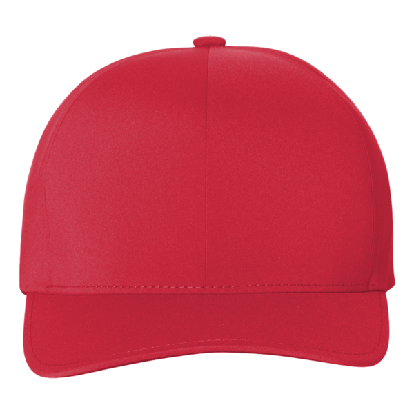 Flexfit by Yupoong Delta® Seamless Cap, Red / Red, Front view
