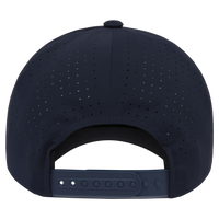 Flexfit by Yupoong Delta® Snapback Perforated Cap, Navy, Back view