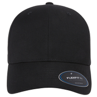 Flexfit by Yupoong NU® Adjustable Cap, Black, Front view