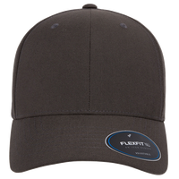 Flexfit by Yupoong NU® Adjustable Cap, Dark Grey, Front view