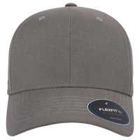 Flexfit by Yupoong NU® Adjustable Cap, Grey, Front view