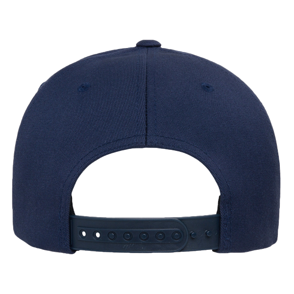 Flexfit by Yupoong NU® Adjustable Cap, Navy, Back view