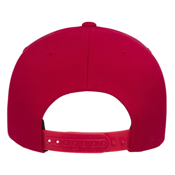 Flexfit by Yupoong NU® Adjustable Cap, Red, Back view