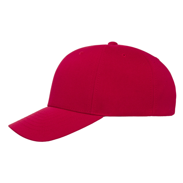 Flexfit by Yupoong NU® Adjustable Cap, Red, Left Side view
