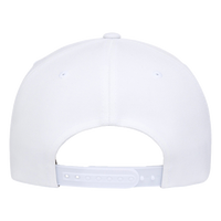 Flexfit by Yupoong NU® Adjustable Cap, White, Back view