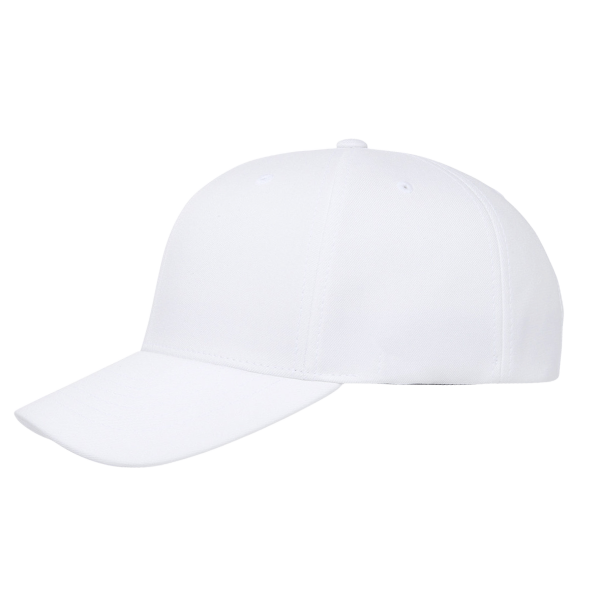 Flexfit by Yupoong NU® Adjustable Cap, White, Left Side view