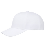 Flexfit by Yupoong NU® Adjustable Cap, White, Left Side view