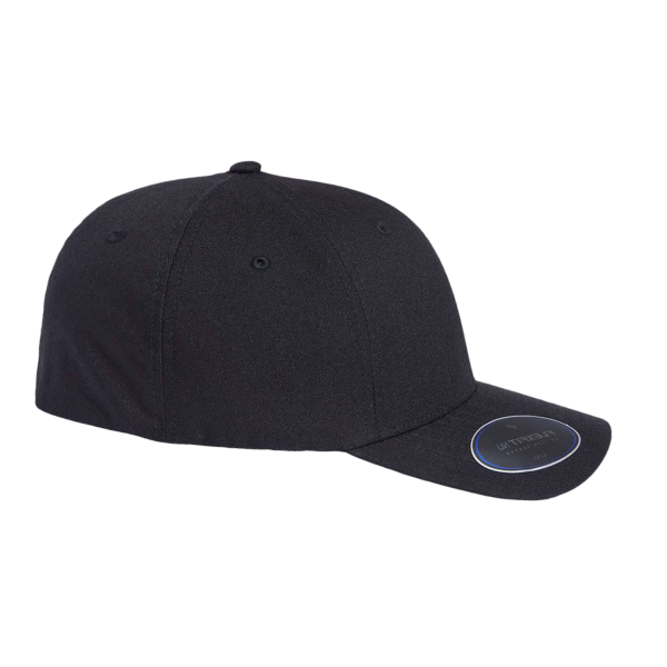 Flexfit by Yupoong NU® Cap, Black, Right Side view
