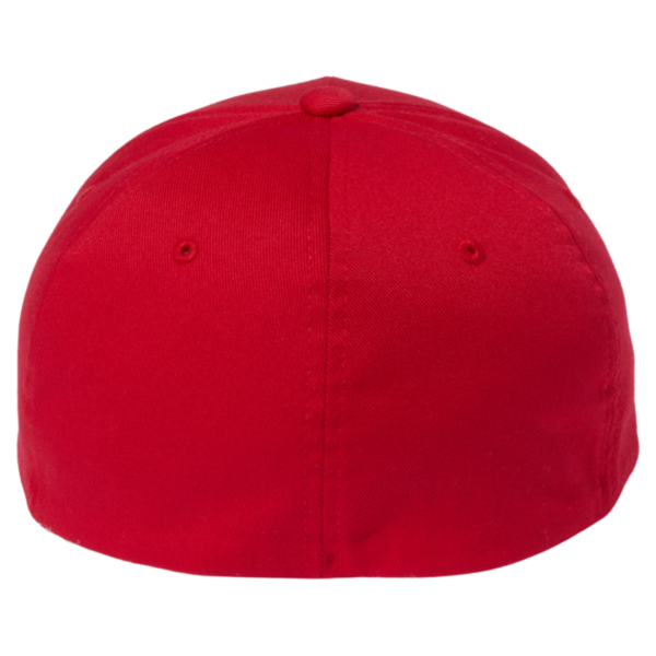 Flexfit by Yupoong NU® Cap, Red, Back view