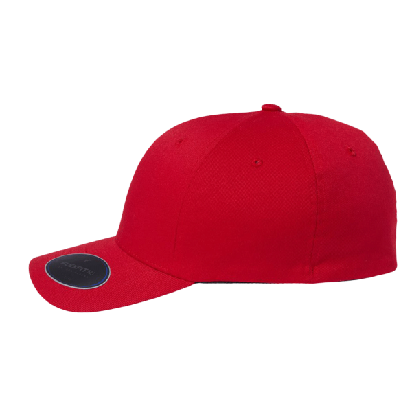 Flexfit by Yupoong NU® Cap, Red, Left Side view