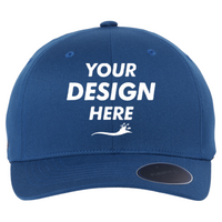 Flexfit by Yupoong NU® Cap, Royal, Front view, Mockup
