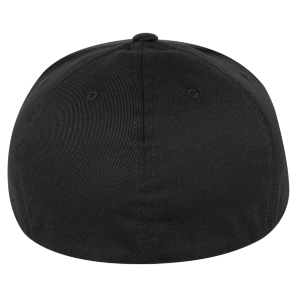 Flexfit by Yupoong Pro-Baseball On Field Cap, Black, Back view